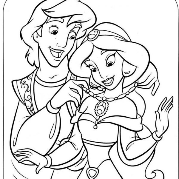 Fresh Aladdin Coloring Pages Hand Drawing - Free Printable Coloring Pages