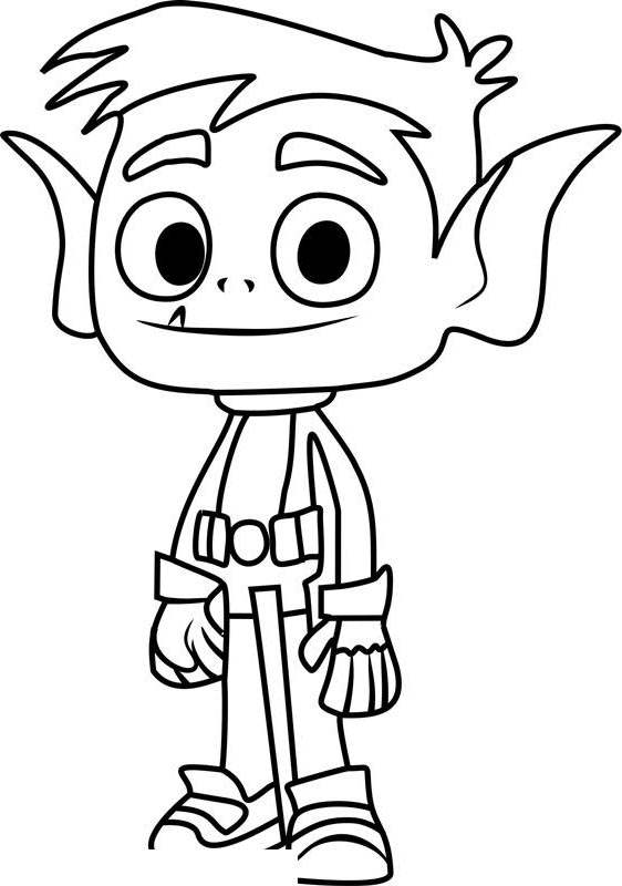 Free Teen Titans Coloring Pages for Boys - Free Printable Coloring Pages
