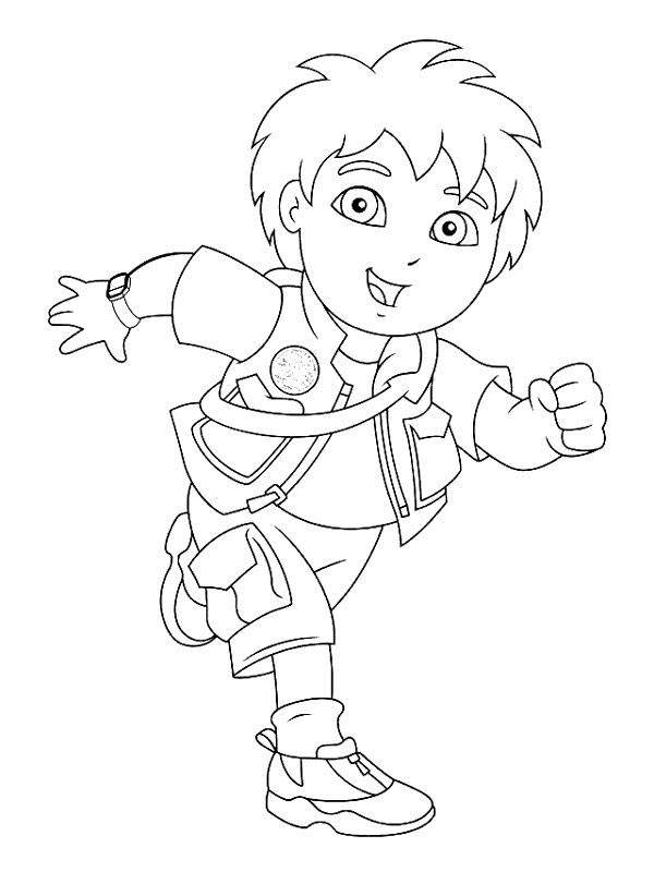 Printable Dora The Explorer Coloring Pages Clipart - Free Printable ...