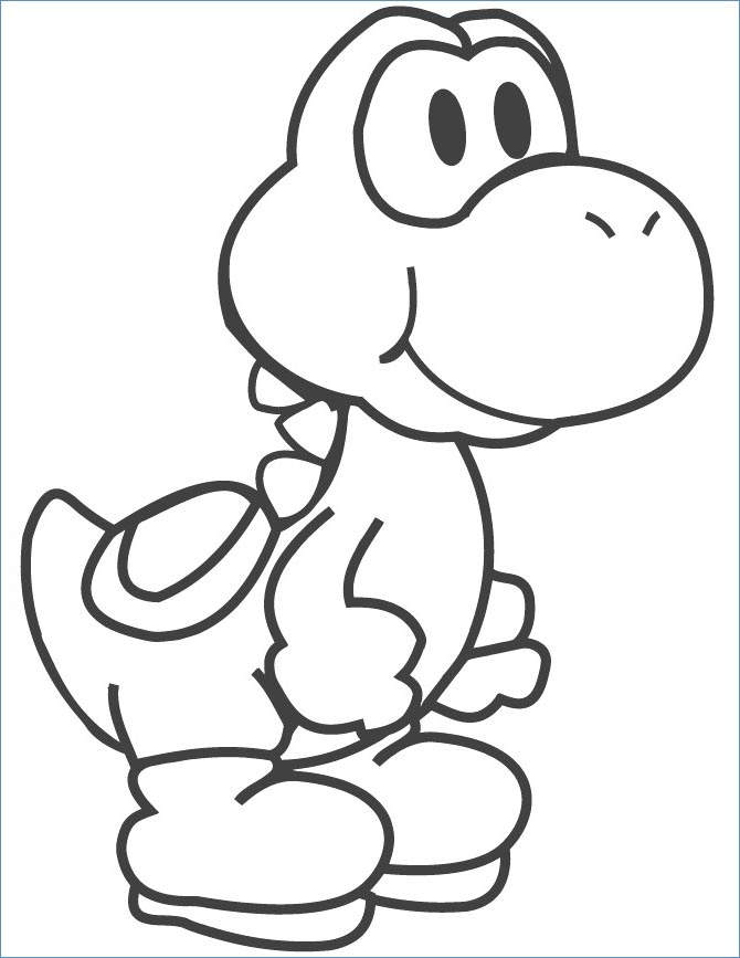 The Yoshi Coloring Pages for Girls - Free Printable Coloring Pages