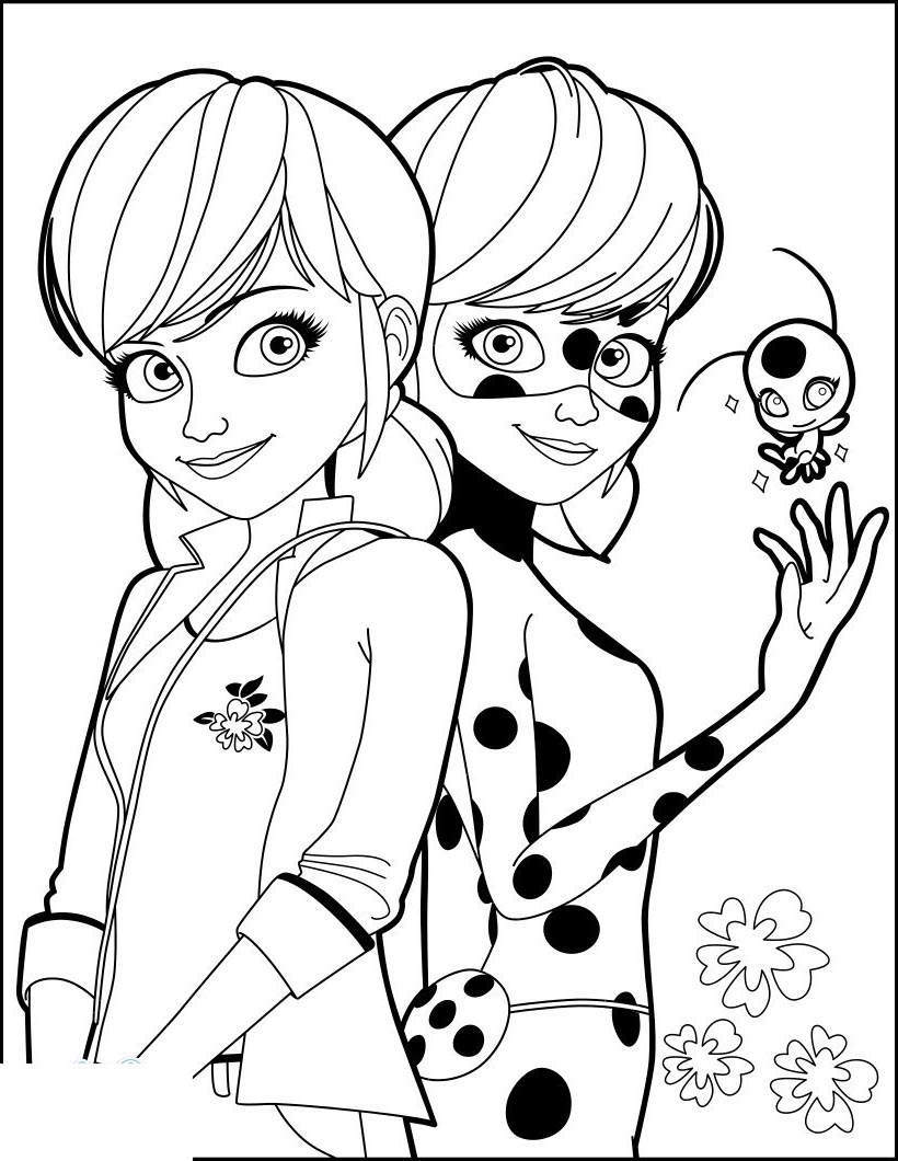 5100 Coloring Pages Miraculous Ladybug Download Free Images