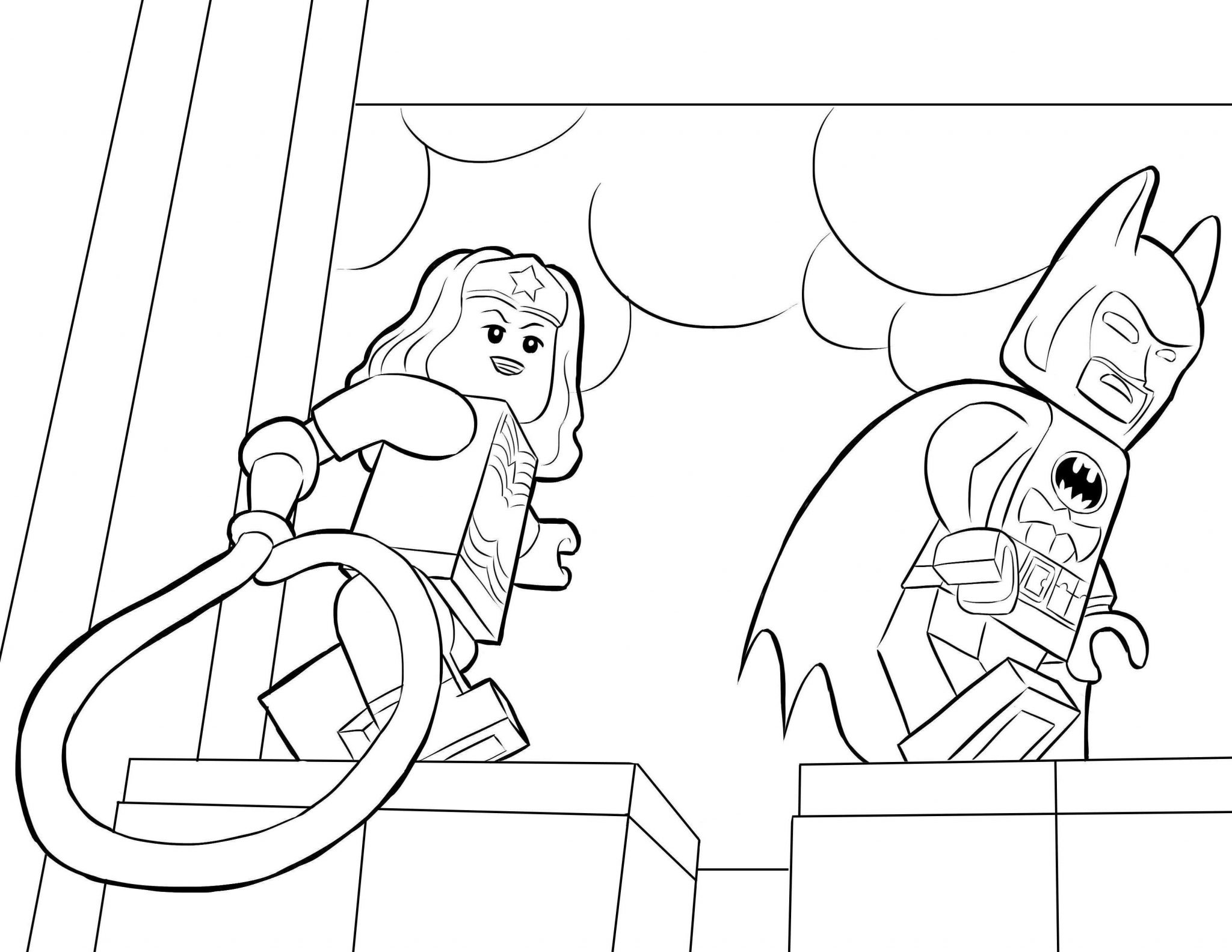 810 The Lego Batman Coloring Pages For Free