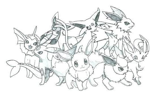 Pikachu And Eevee Coloring Pages - Super Kins Author