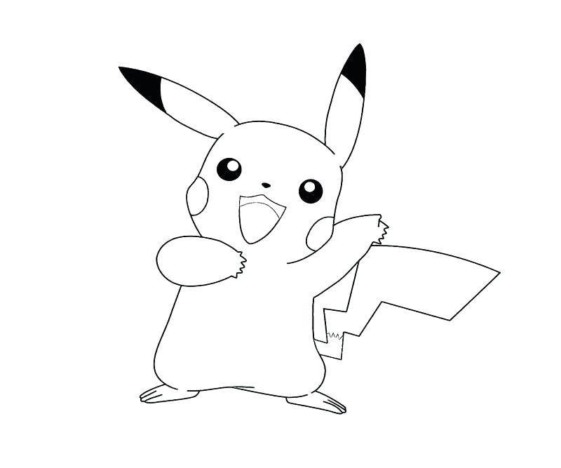 Printable Pikachu Coloring Pages Entertaining Drawings - Free Printable ...