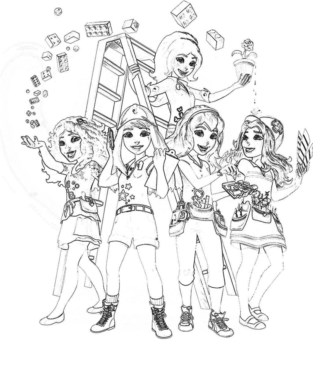 7400 Coloring Pages Lego Friends , Free HD Download