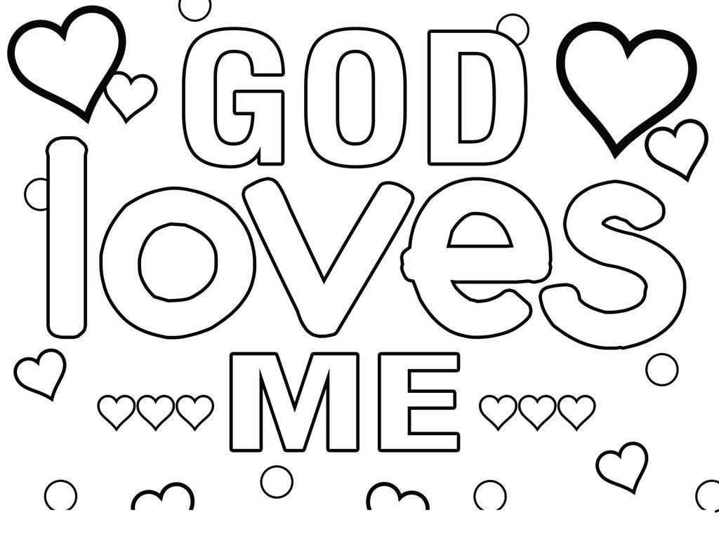 Download Jesus Loves Me Coloring Page Free - Coloring Ideas