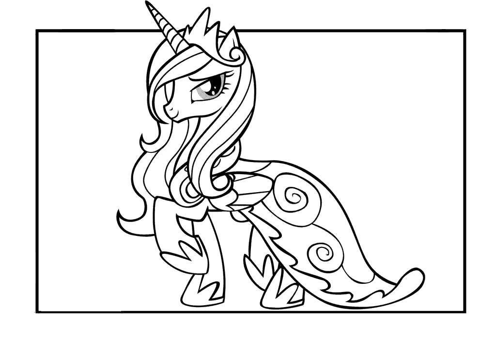 45 Top My Little Pony Cadence Coloring Pages Pictures