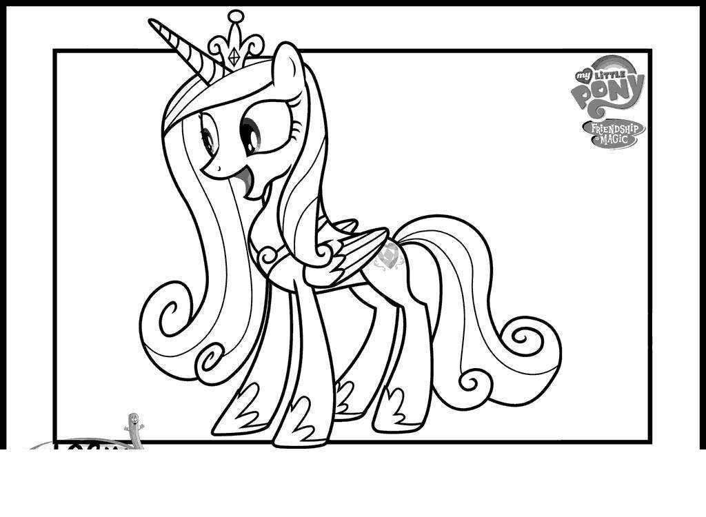 45 Top My Little Pony Cadence Coloring Pages Pictures