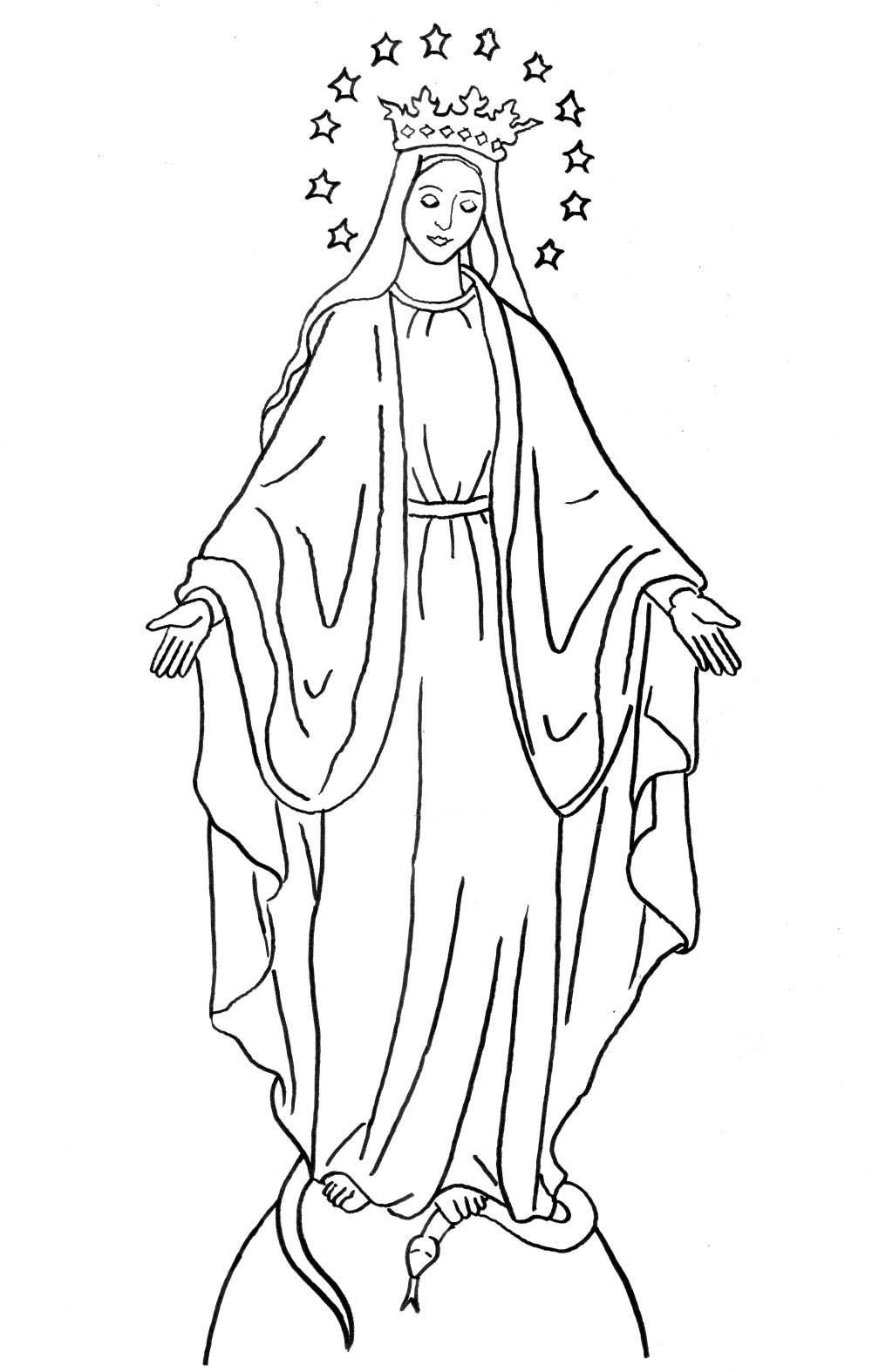 La Virgen De Guadalupe Coloring Pages Sketch Coloring Page