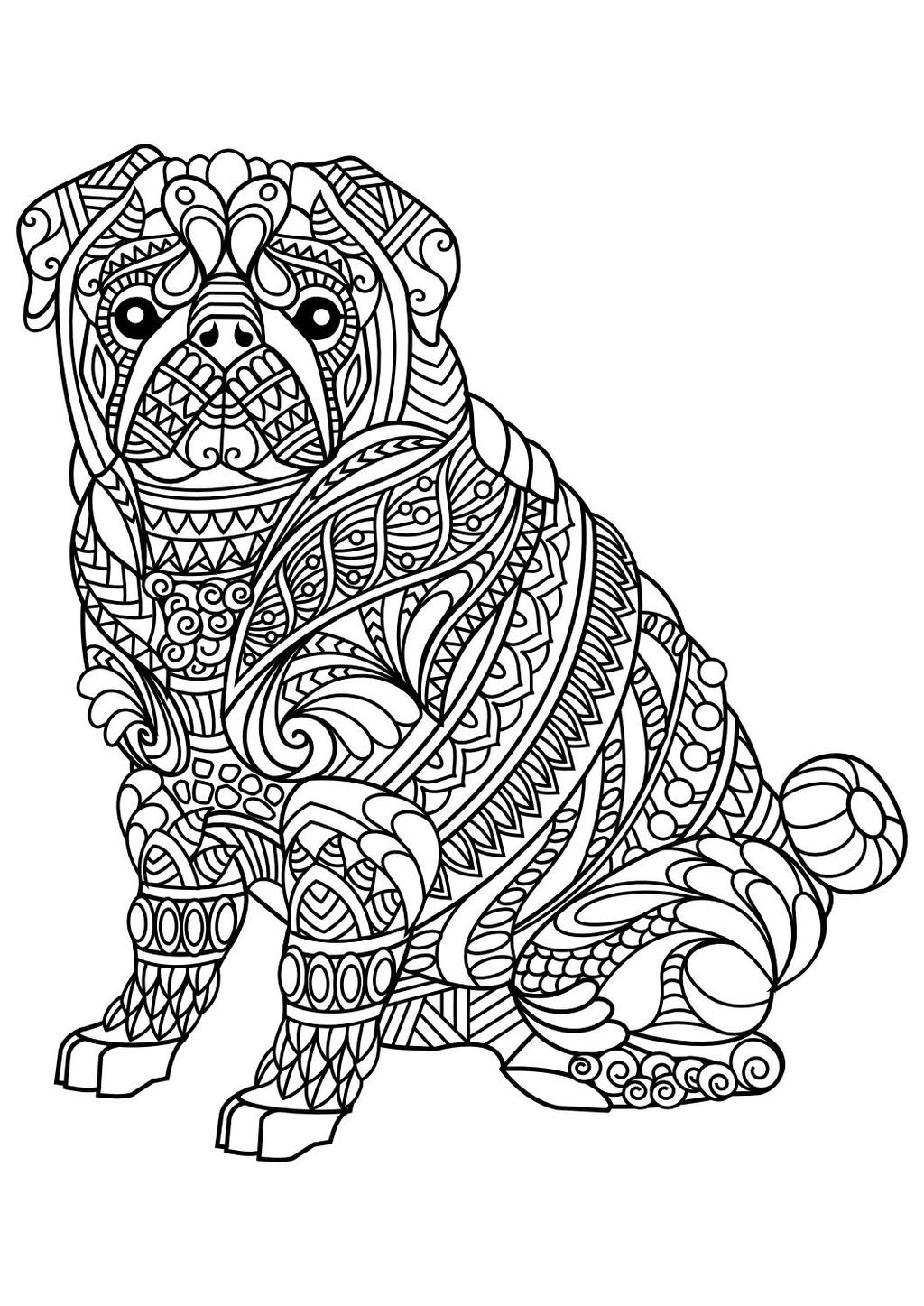 61 Coloring Pages Boxer Dogs , Free HD Download