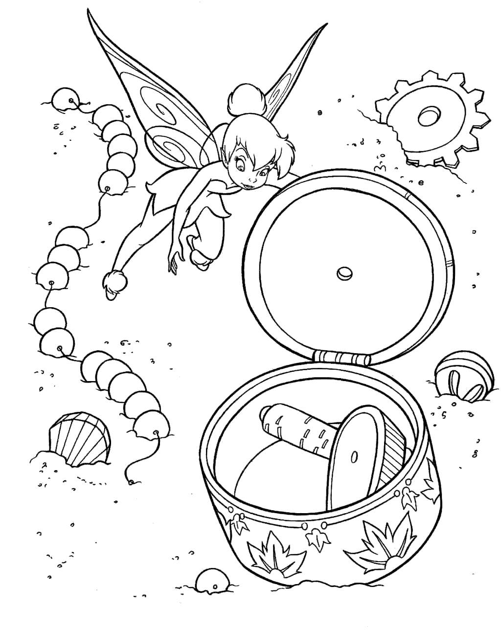 52 Coloring Pages Disney Tinkerbell Images & Pictures In HD