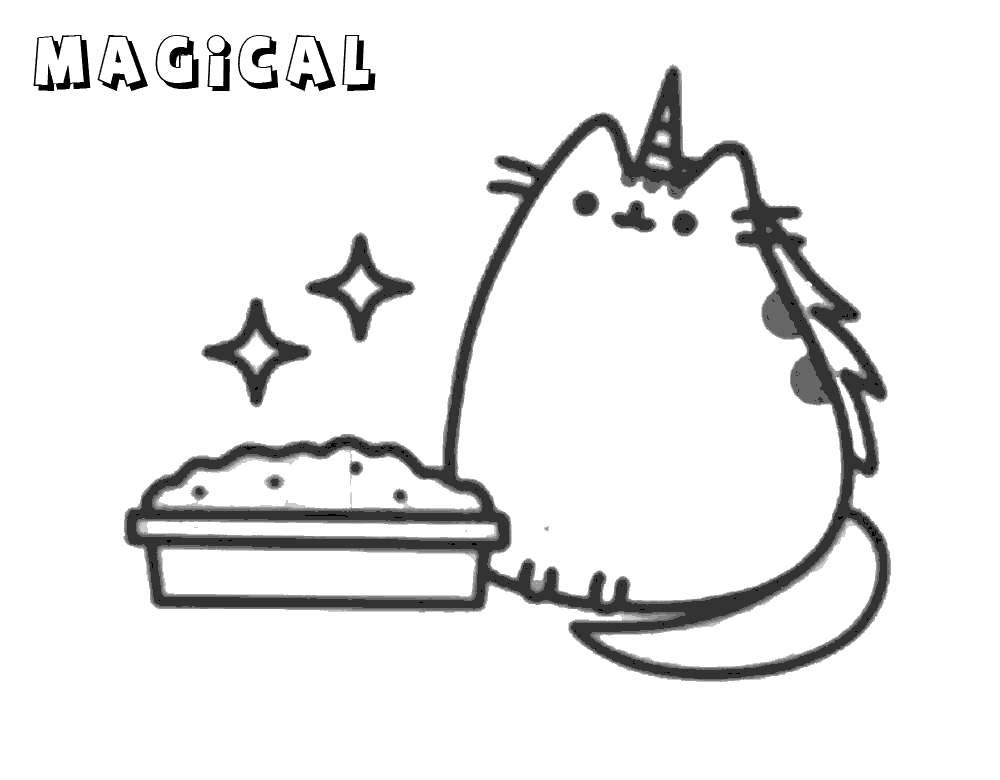 Coloring Pages Of Pusheen Cat Coloring Pages