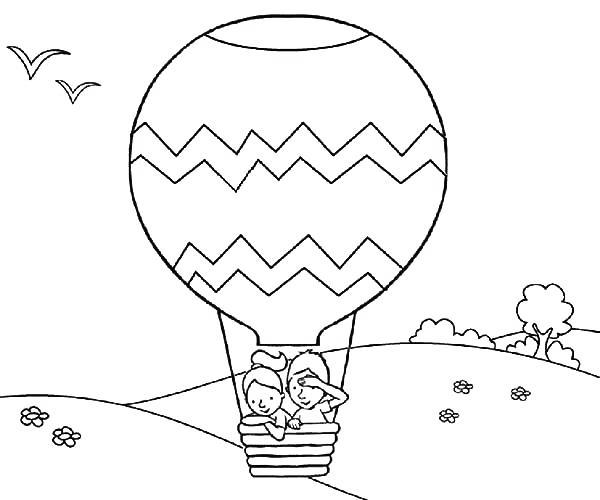 780 Top Free Coloring Pages Hot Air Balloons  Images