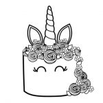 Download Unicorn Cake Coloring Pages For Adults - Free Printable ...