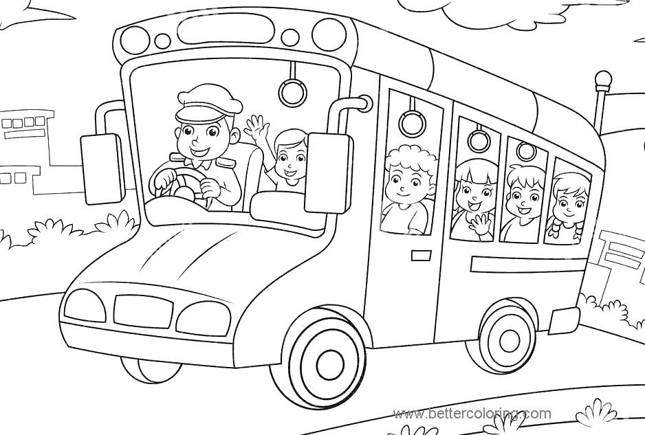 9900 Top School Bus Coloring Pages Images & Pictures In HD