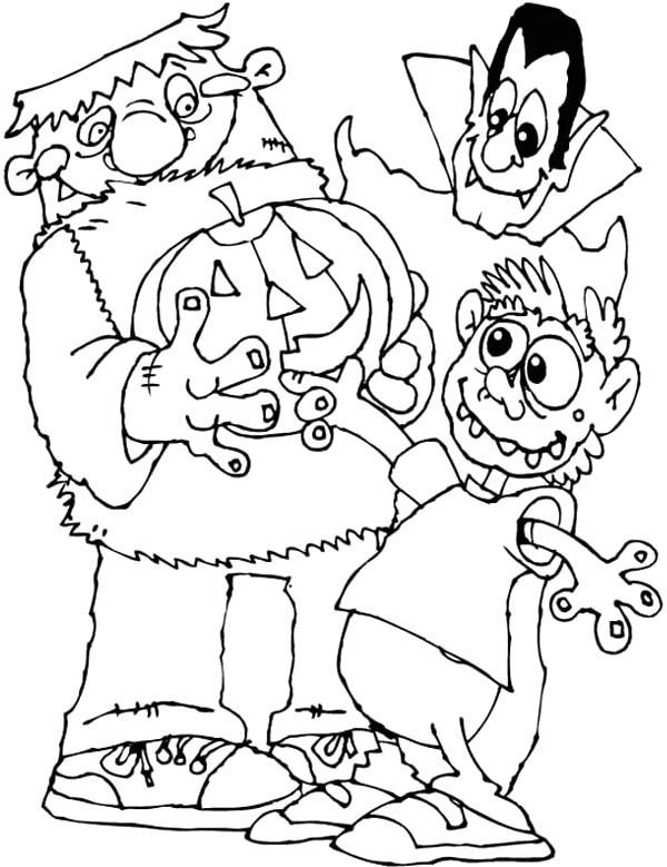 Frankenstein Coloring Sheets - Free Printable Coloring Pages