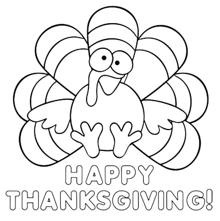 Free Turkey Coloring Pages Cute Turkey - Free Printable Coloring Pages