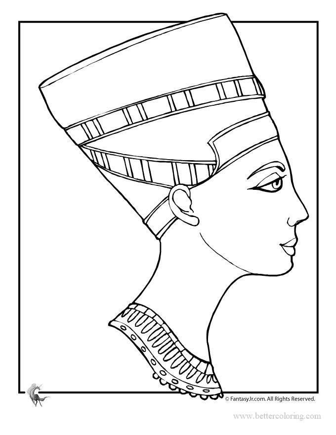 Free Printable Egyptian Catscoloring Pages