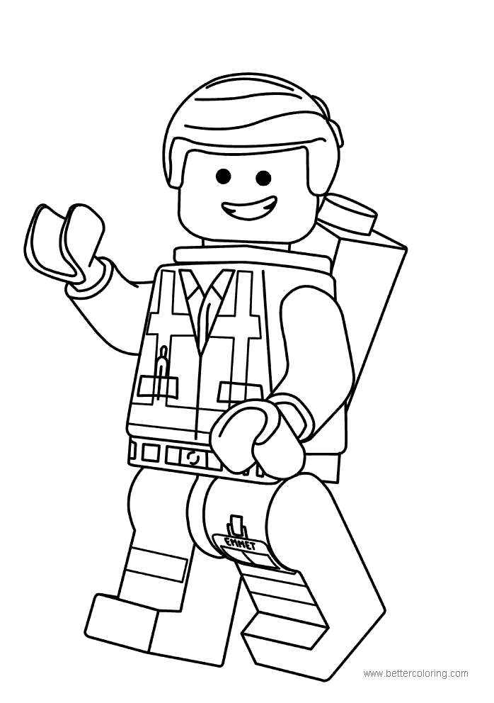 Lego Movie Unikitty Coloring Pages for Boy - Free Printable Coloring Pages
